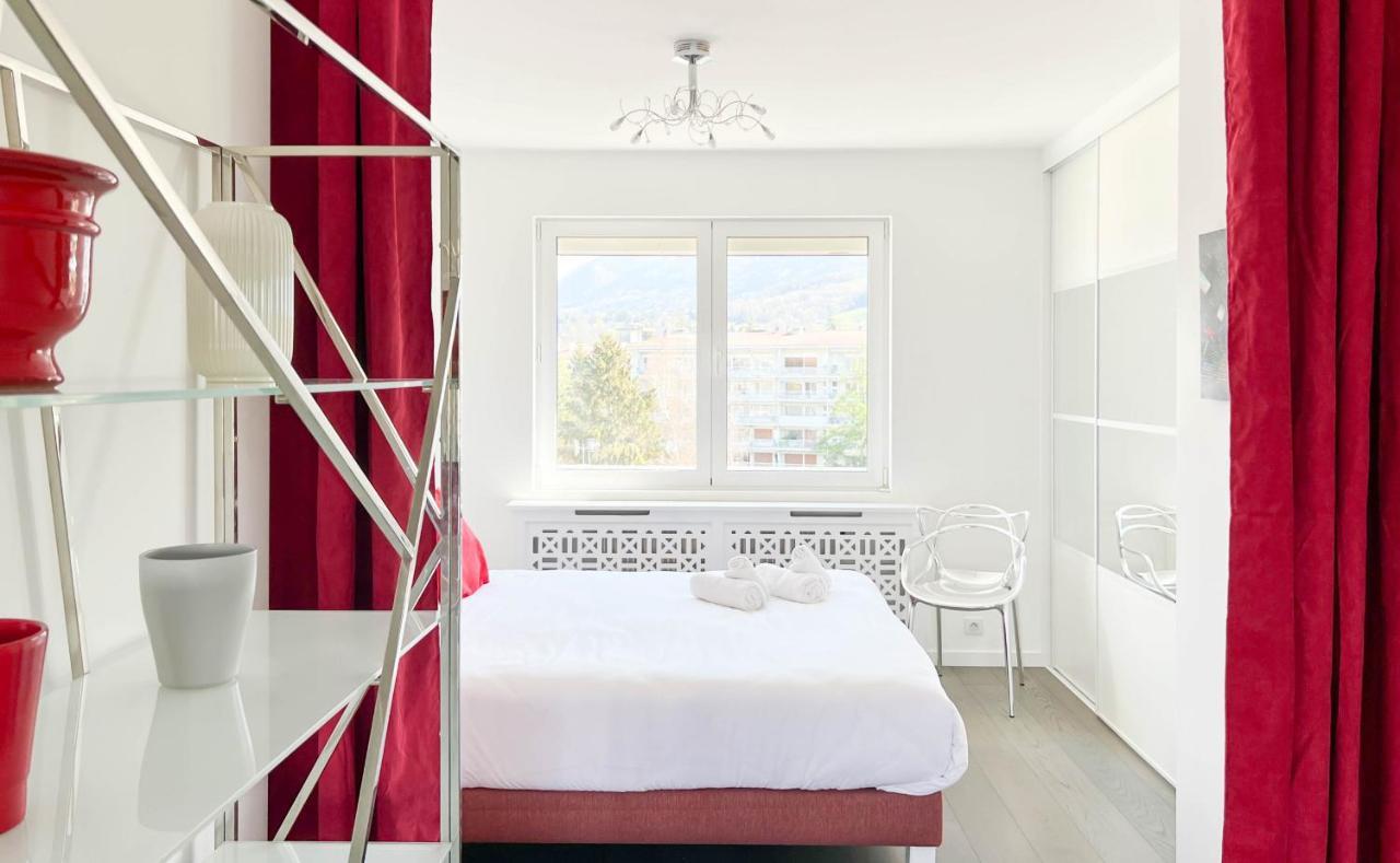 Penthouse Vue Incroyable Lac Et Montagnes アヌシー エクステリア 写真